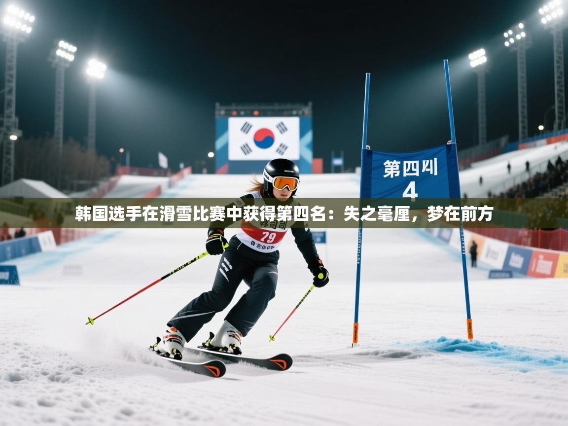 韩国选手在滑雪比赛中获得第四名：失之毫厘，梦在前方